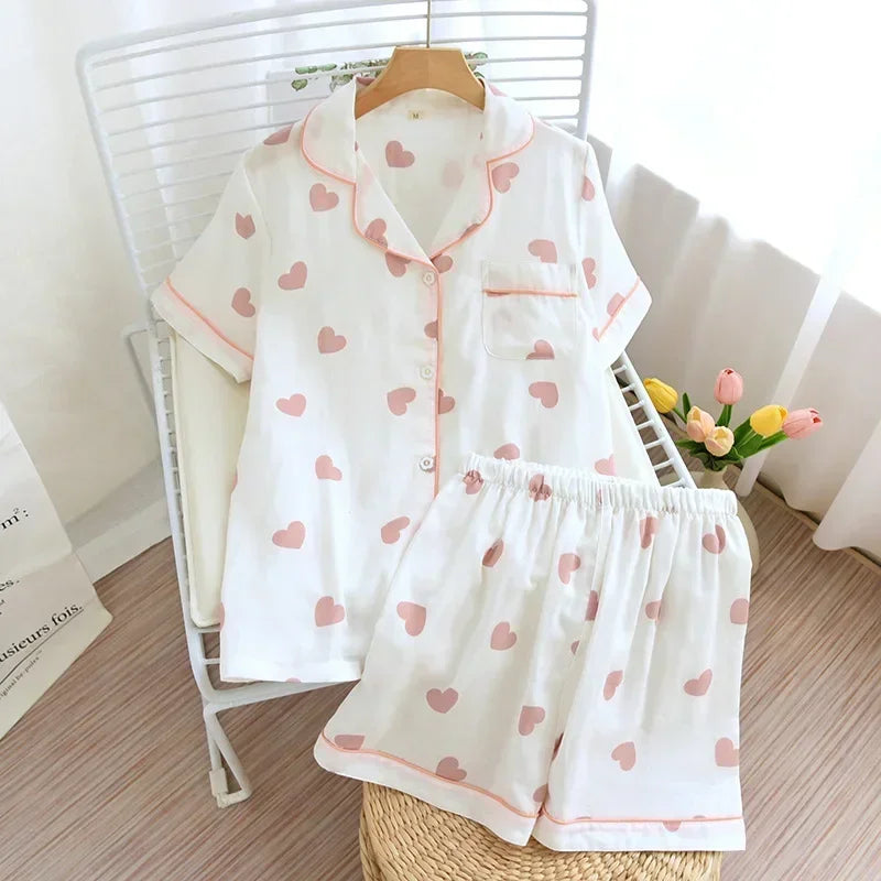 Sweetheart Pajama Set - Cotonii - Pajamas and Loungewear