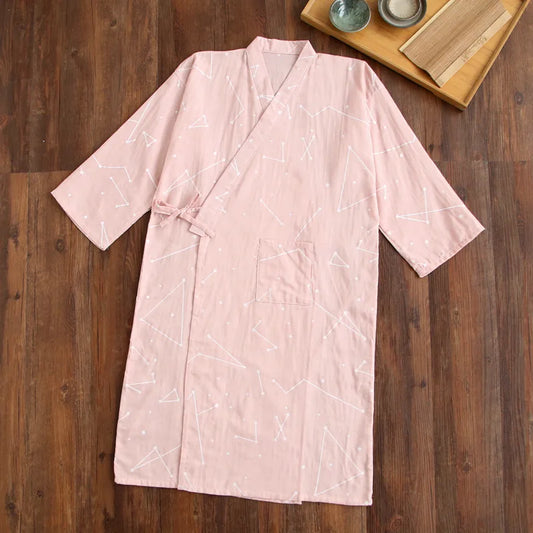 Starry Sky Cotton Robe/Kimono - Cotonii - Pajamas and Loungewear