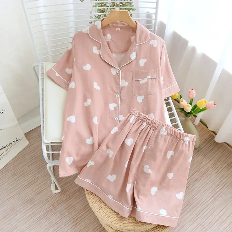 Sweetheart Pajama Set - Cotonii - Pajamas and Loungewear