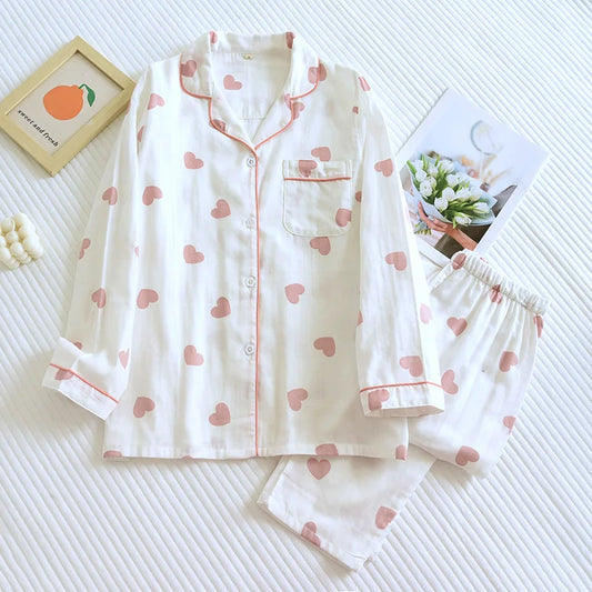 Sweetheart Pajama Set - Cotonii - Pajamas and Loungewear