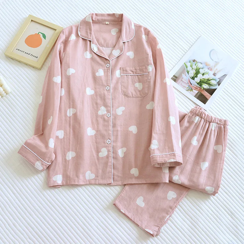Sweetheart Pajama Set - Cotonii - Pajamas and Loungewear