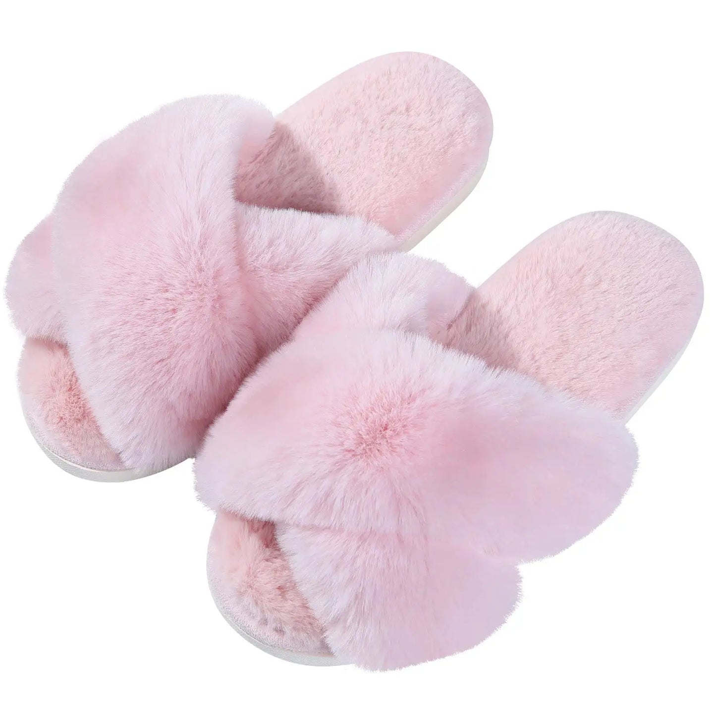 Faux Fur Slippers - Cotonii - Pajamas and Loungewear