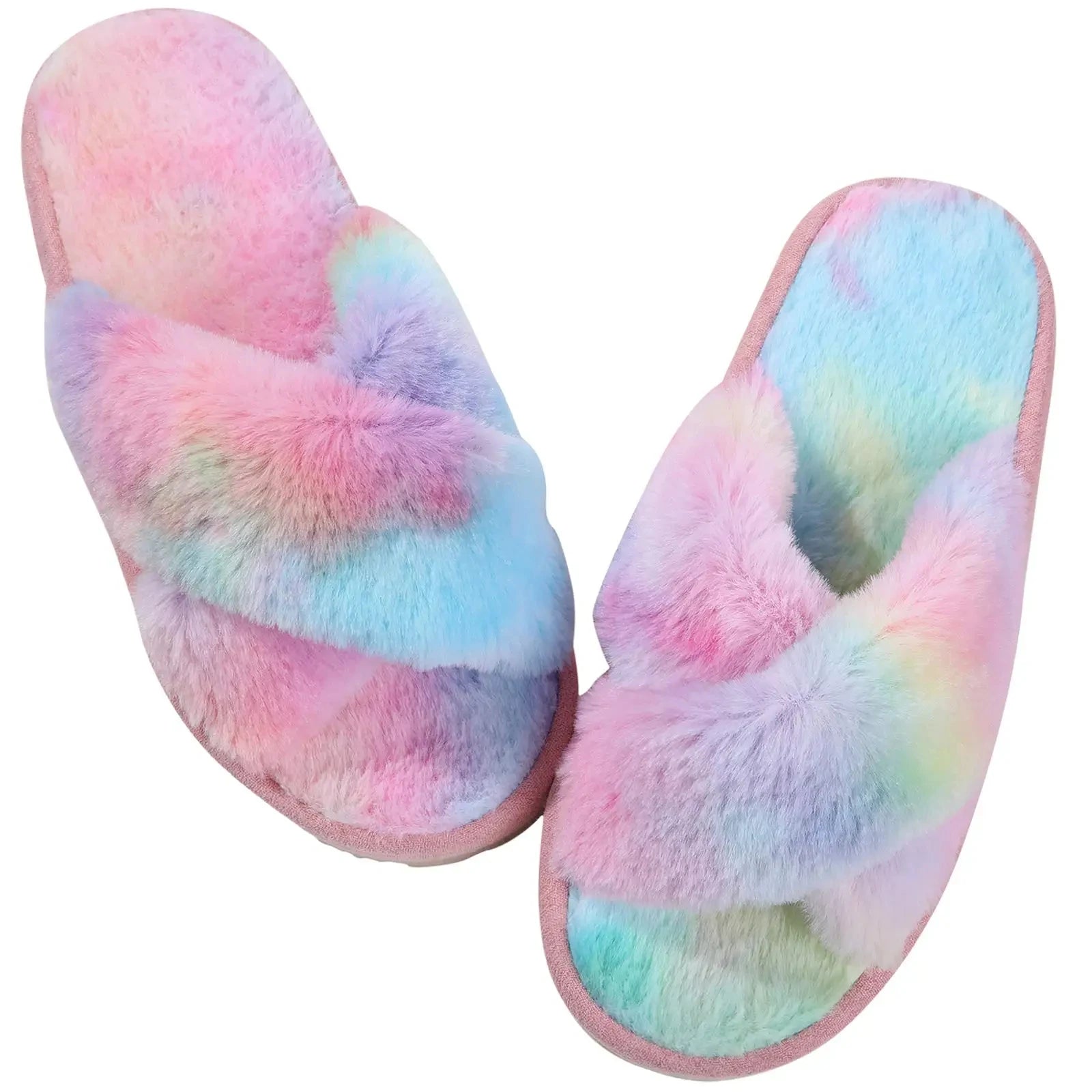 Faux Fur Slippers - Cotonii - Pajamas and Loungewear