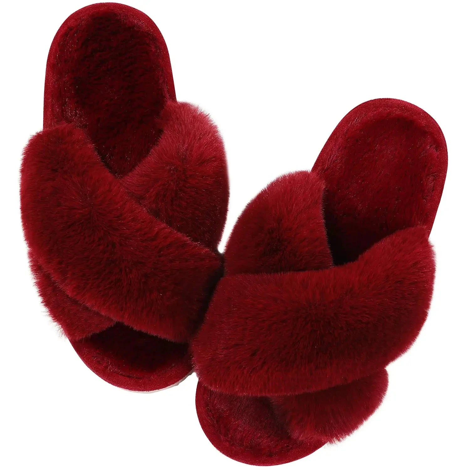 Faux Fur Slippers - Cotonii - Pajamas and Loungewear