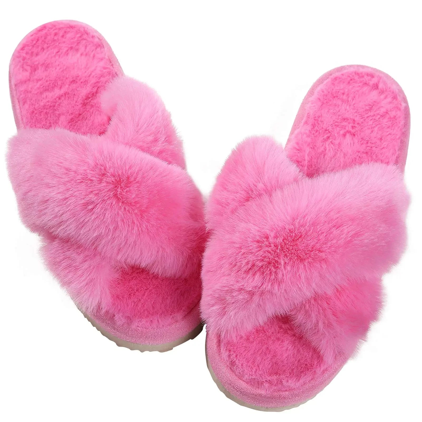 Faux Fur Slippers - Cotonii - Pajamas and Loungewear