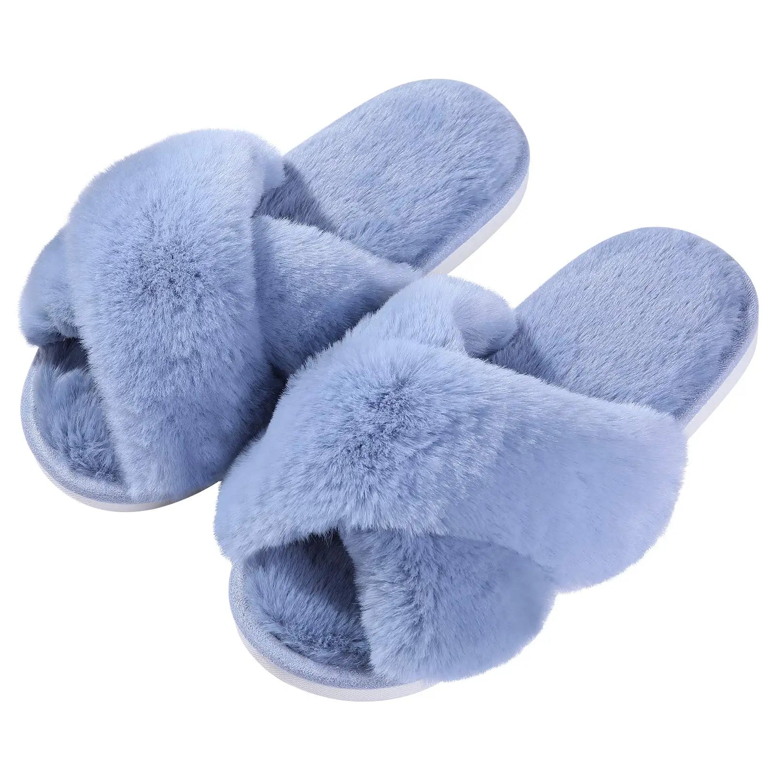 Faux Fur Slippers - Cotonii - Pajamas and Loungewear