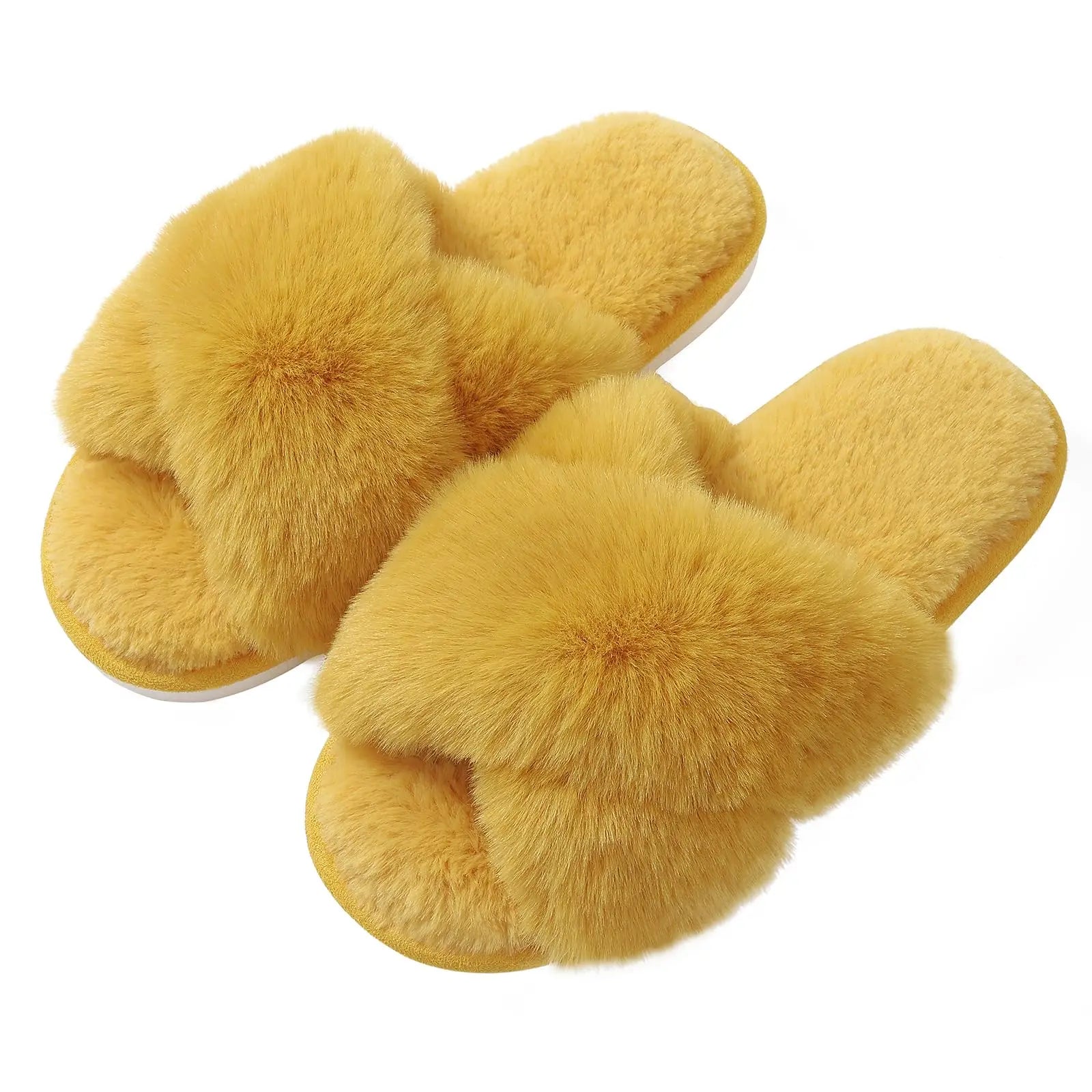 Faux Fur Slippers - Cotonii - Pajamas and Loungewear